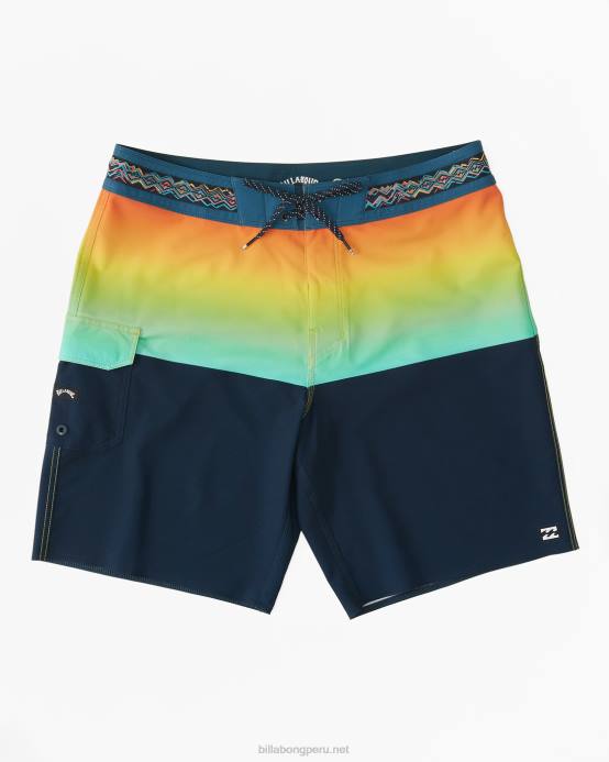 Niños oro Billabong Bañador de 17'' de rendimiento profesional 550 04LD1005