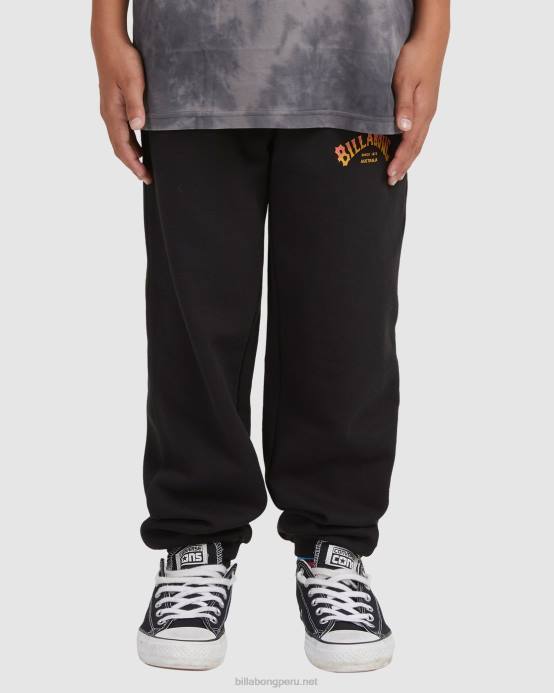 Niños negro Billabong pantalones de chándal Core Arch 04LD1063