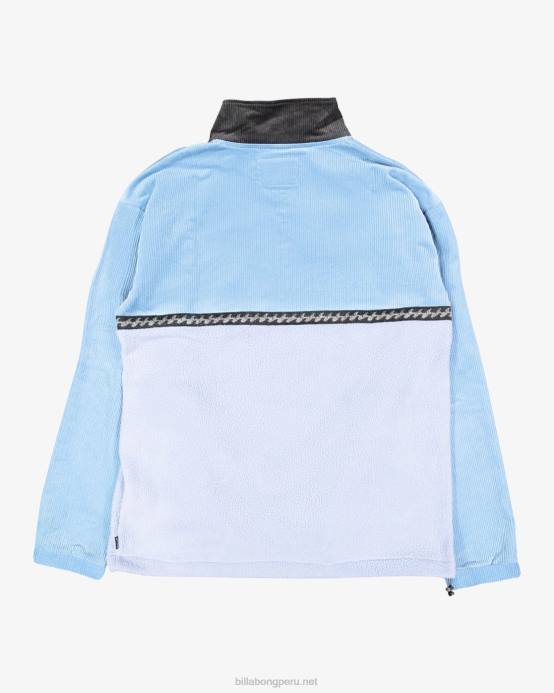 Niños azul polvoriento Billabong suéter con media cremallera de vaca espacial 04LD1123