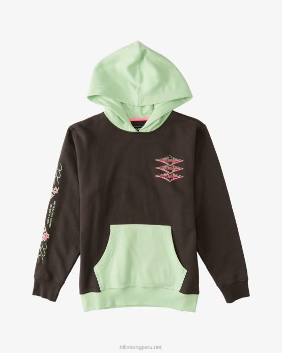 Niños cuervo Billabong (2-7) unido sudadera con capucha 04LD996