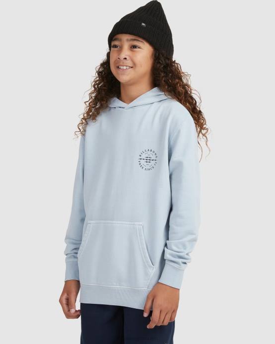 Niños humo azul Billabong gran ola dan sudadera con capucha 04LD1133