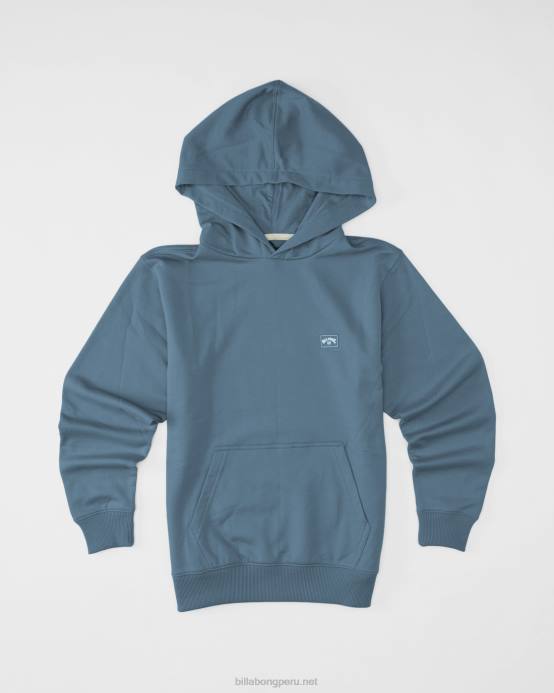 Niños humo azul Billabong sudadera con capucha orgánica todo el día 04LD1076