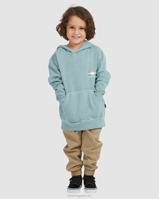 Niños luz marina Billabong (2-7) bong días pop sudadera con capucha 04LD1066