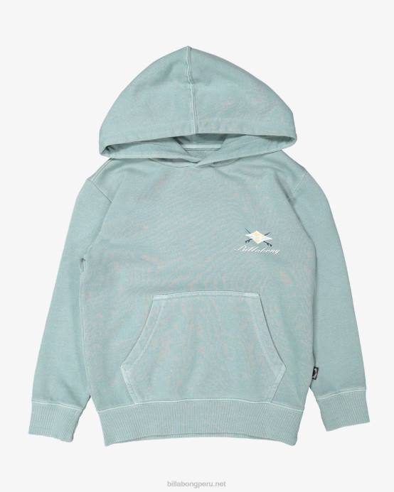 Niños luz marina Billabong (2-7) bong días pop sudadera con capucha 04LD1066