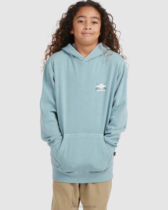 Niños luz marina Billabong bong días pop sudadera con capucha 04LD1096