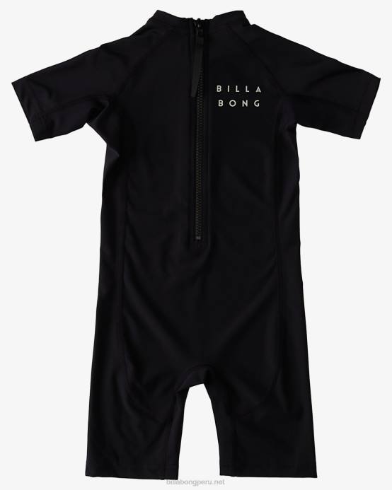 Niños negro Billabong 2-7 traje de primavera todo el día 04LD942
