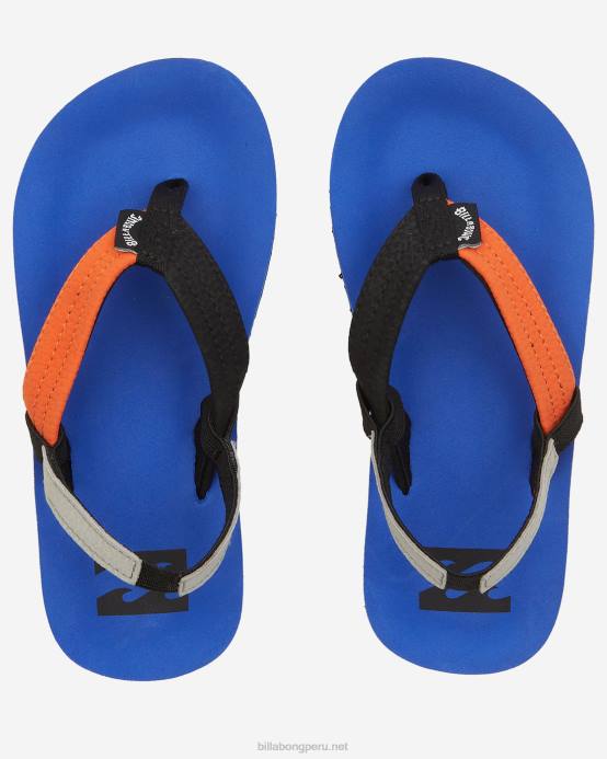 Niños azul Billabong sandalias avivadas 04LD840