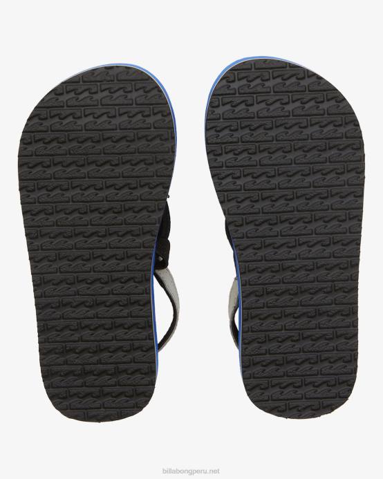 Niños azul Billabong sandalias avivadas 04LD840